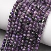 Natural Charoite Beads Strands GG-CBAA8F4-B09-4mm-B-1