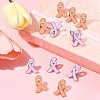 12Pcs 2 Styles Breast Cancer Awareness Pink Ribbon Enamel Pin JEWB-FS0001-08-8