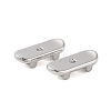 Rack Plating Alloy Beads FIND-B037-04P-1