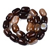 Natural Agate Beads Strands G-Q606-97B-06-3