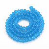 Glass Beads Strands EGLA-A034-J8mm-D09-2