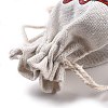 Christmas Cotton Cloth Storage Pouches ABAG-M004-02B-4