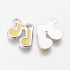Alloy Enamel Pendants ENAM-P125-1-2