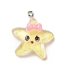 Marine Animal Series Resin Pendants RESI-Q012-01B-01-1