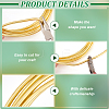Round Brass Wires CWIR-WH0007-17E-G-4