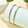 304 Stainless Steel Cuff Bangles for Women Men STAS-B082-08P-3