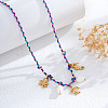 Summer Beach Braided Rope Bib Necklaces SZ6362-1-1