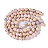 Baking Paint Glass Bead Strands GLAA-H031-01C-15-3