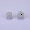 Hexagonal Silicone Focal Beads SI-JX0020A-83-1