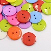 Acrylic Sewing Buttons BUTT-E084-C-M-1