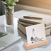 8Pcs 2 Color Wooden Card Holders Base AJEW-GA0003-66-5