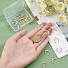 16Pcs 2 Colors 201 Stainless Steel Pendants STAS-CA0001-52-3