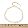 ABS Imitation Pearl Round Beads Bracelets for Women BJEW-M104-01G-3