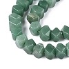 Natural Green Aventurine Beads Strands G-D091-A28-3