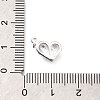 925 Sterling Silver Enamel Heart Ice Cream Charms STER-H116-03S-04-3