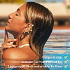 2 Sets 2 Style Adjustable CCB Plastic Cuff Earrings EJEW-TA0001-54-6