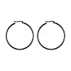 304 Stainless Steel Big Hoop Earrings X-EJEW-F105-06B-2