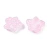 Transparent Spray Paint Glass Beads GLAA-H035-02B-2