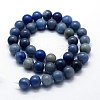 Natural Blue Aventurine Beads Strands X-G-I199-24-4mm-2