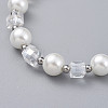 Glass Beads Stretch Bracelets BJEW-JB04757-3