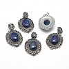 Natural Lapis Lazuli Gothic Pendants G-F228-18J-FF-1