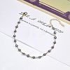 Christmas Brass Evil Eye Enamel Link Chain Anklets for Women WGC2D50-04-1