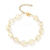 Electroplate Glass Beaded Stretch Bracelet Sets for Women BJEW-JB11213-3