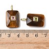 Natural Tiger Eye Pendants G-I391-03G-04-3