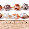 Natural Fire Crackle Agate Beads Strands G-P605-C01-01-5