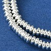 Electroplated Synthetic Non-Magnetic Hematite Beads Strands G-H020-J01-04-3