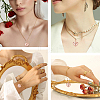 10Pcs Eco-Friendly Rack Plating Brass Pendants KK-BBC0023-78RG-7