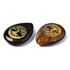 Natural Tiger Eye Pendants G-T122-71C-4