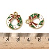 304 Stainless Steel Enamel Pendants STAS-L300-012G-39-3