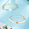 6Pcs 304 Stainless Steel Cuff Bangles Making MAK-BBC0001-21G-7