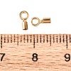 Ion Plating(IP) 304 Stainless Steel Fold Over Crimp Cord Ends STAS-P434-05A-G-3