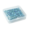 Baking Paint Glass Round Seed Beads with Glass Bead SEED-FS0001-23-6