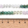 Electroplate Glass Beads Strands EGLA-D300-06-6mm-19-4