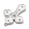 Brass Micro Pave Cubic Zirconia Pendant KK-L228-20P-01-2