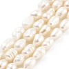 Natural Keshi Pearl Cultured Freshwater Pearl Beads Strands PEAR-P062-34-2