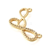 Brass Micro Pave Clear Cubic Zirconia Pendants KK-U065-12G-2