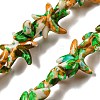 Spray Painted Synthetic Turquoise Beads Strands X-G-E617-A01-02-1