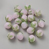 Handmade Lampwork Beads LAMP-WH0009-10D-1