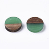Resin & Wood Cabochons RESI-S358-70-H15-2