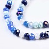 Glass Beads Strands GLAA-T006-16C-3