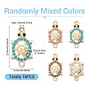 16Pcs Alloy Rhinestone Connector Charms ALRI-TA0001-39-3