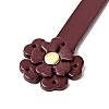 Sakura Flower End Cowhide Leather Sew On Bag Handles FIND-D027-18A-3