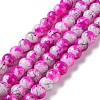 Drawbench & Baking Paint Glass Beads Strands GLAA-S176-09-1