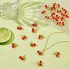 30Pcs Acrylic Glass Pendants PALLOY-ME00031-4