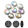 K9 Glass Rhinestone Cabochons RGLA-P035-04C-M-1