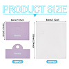 100Pcs Folding Flower Printed Paper Display Header Cards CDIS-TA0001-46B-4